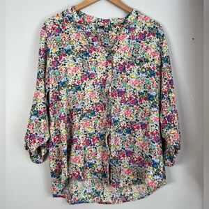 Kut From The Kloth Blouse Abstract AOP Multicolour Women’s Large